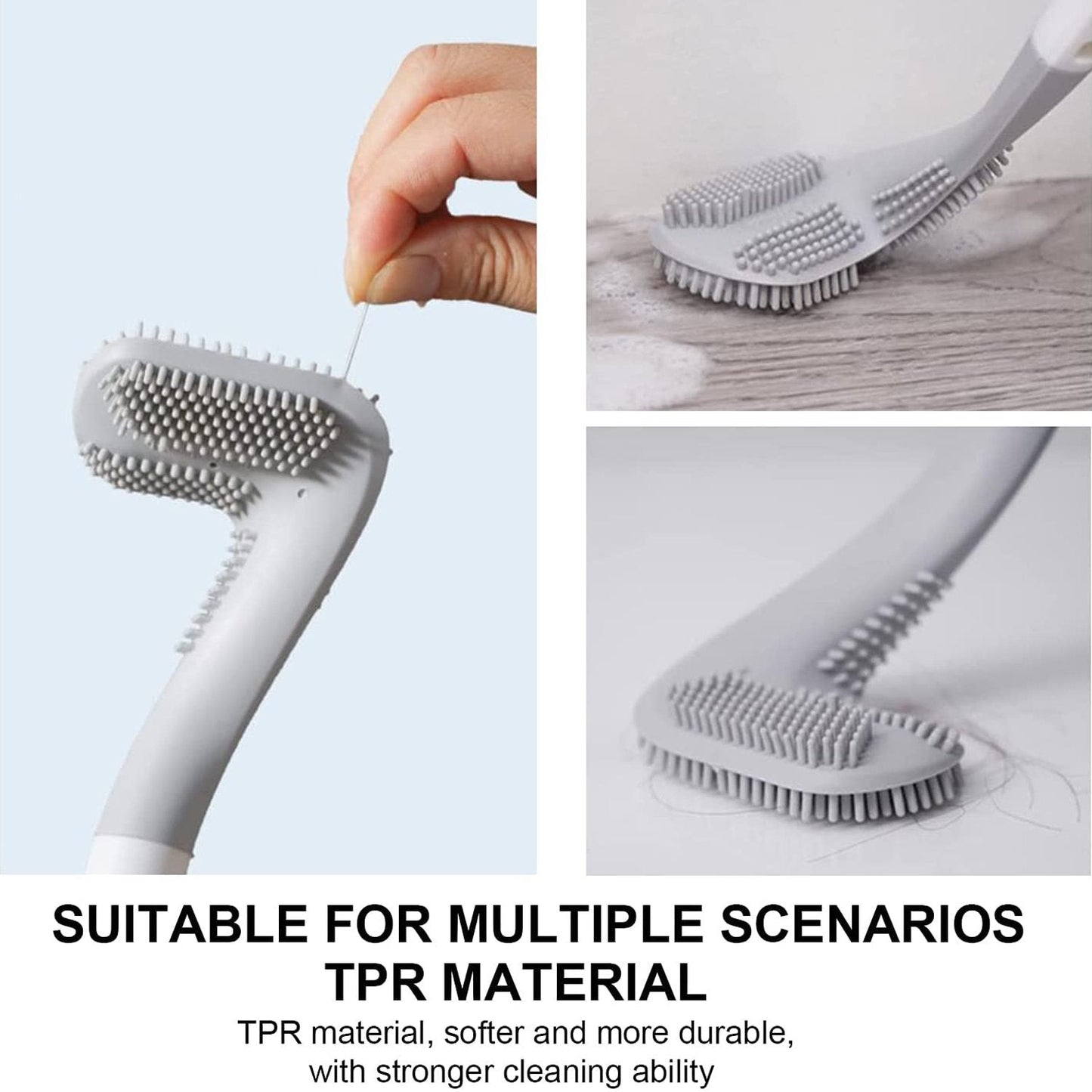 Golf Toilet Cleaner Brush & Magic Sticker Holder - Springkart 