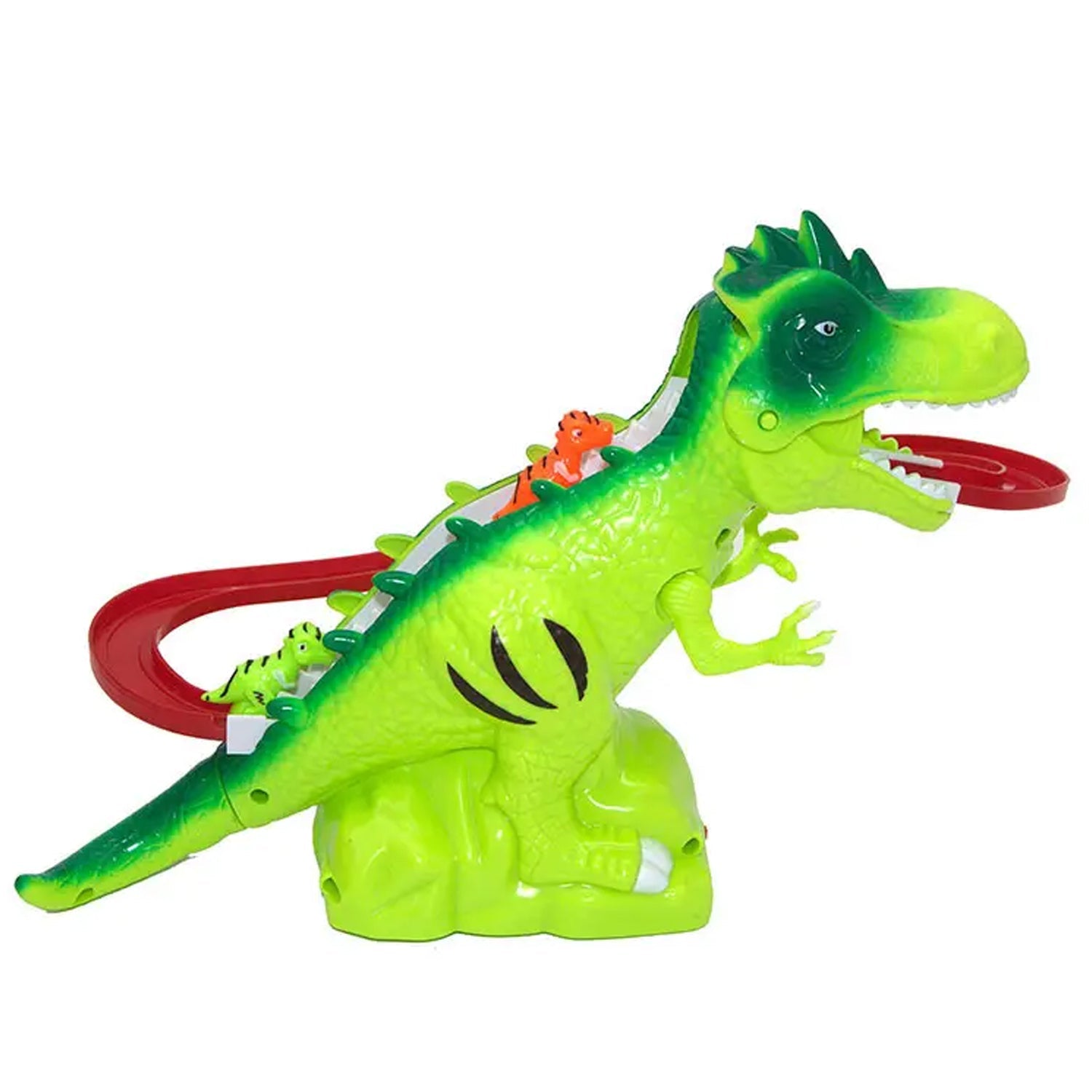Children Electric Tracks Climb Stair Dinosaur Toys Glowing With Sound Kid Toy Animals Model Interactive Toys - Springkart 
