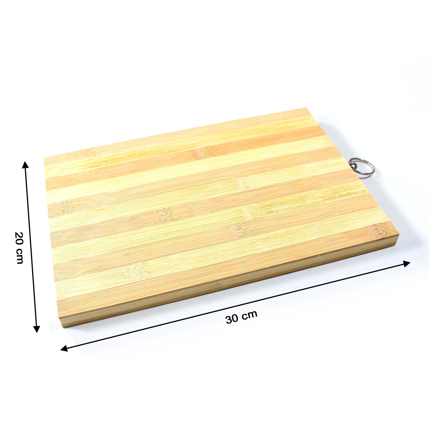 Natural Wood Chopping Cutting Board for Kitchen Vegetables, Fruits & Cheese, BPA Free. - Springkart 