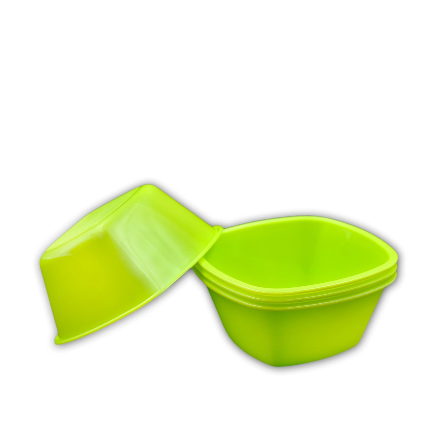 Square Plastic Bowl For Serving Food (Pack of 4) - Springkart 