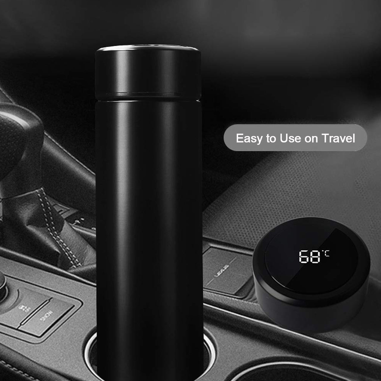 Double Stainless Steel Wall Smart Flask Water Bottle ( B Grade ) - Springkart 