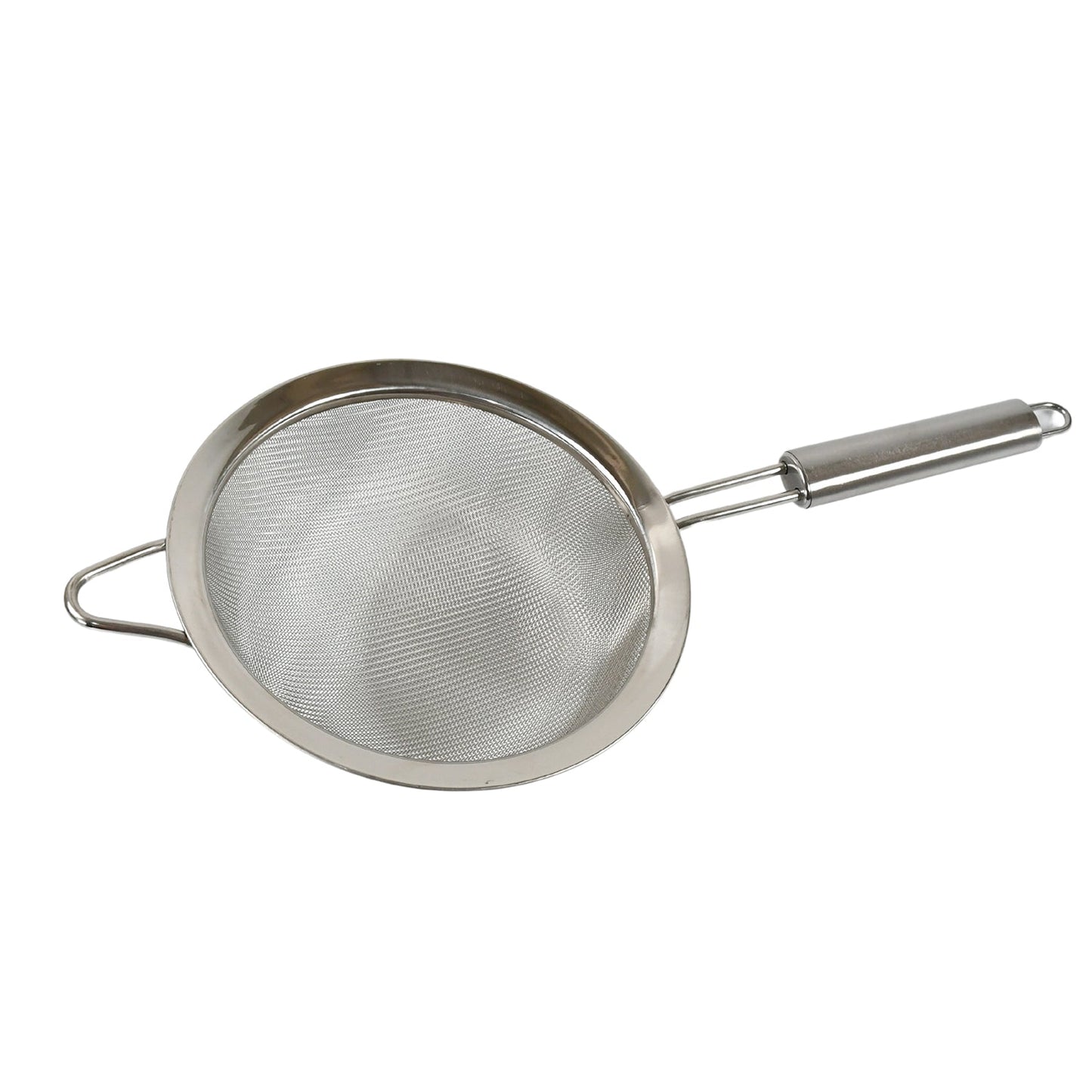 Mesh Sieve Quality Stainless Steel Fine Mesh Strainer with Sturdy Handle and Hook, Ideal for Tea Coffee, Rice, Powder, Fruit Etc Kitchen Food Kitchen Utensil - Springkart 