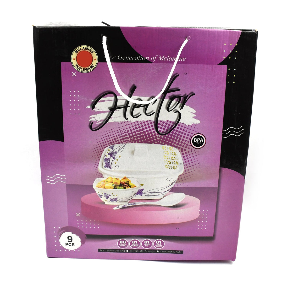 Hector High Quality Dinning Dinner / Pudding Set (9 Pcs set) - Springkart 
