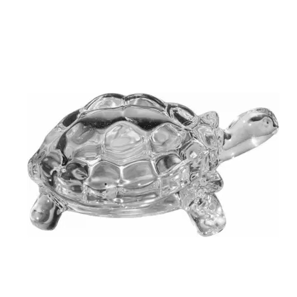 Crystal Glass Turtle-Tortoise for Feng Shui and Vastu - Springkart 