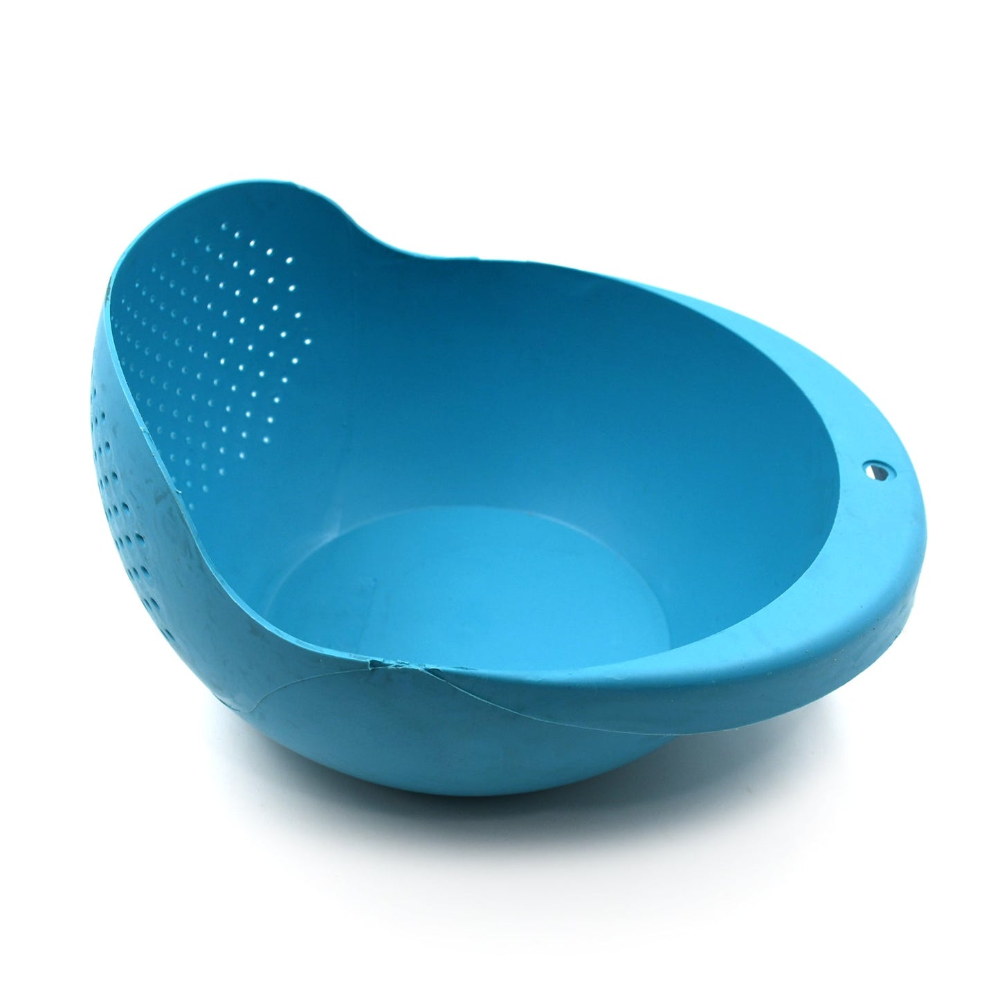Plastic Rice Bowl / Food Strainer Thick Drain Basket for Rice, Vegetable & Fruit, Strainer Colander, Fruit Basket, Pasta Strainer, Washing Bowl (1 pc ) - Springkart 
