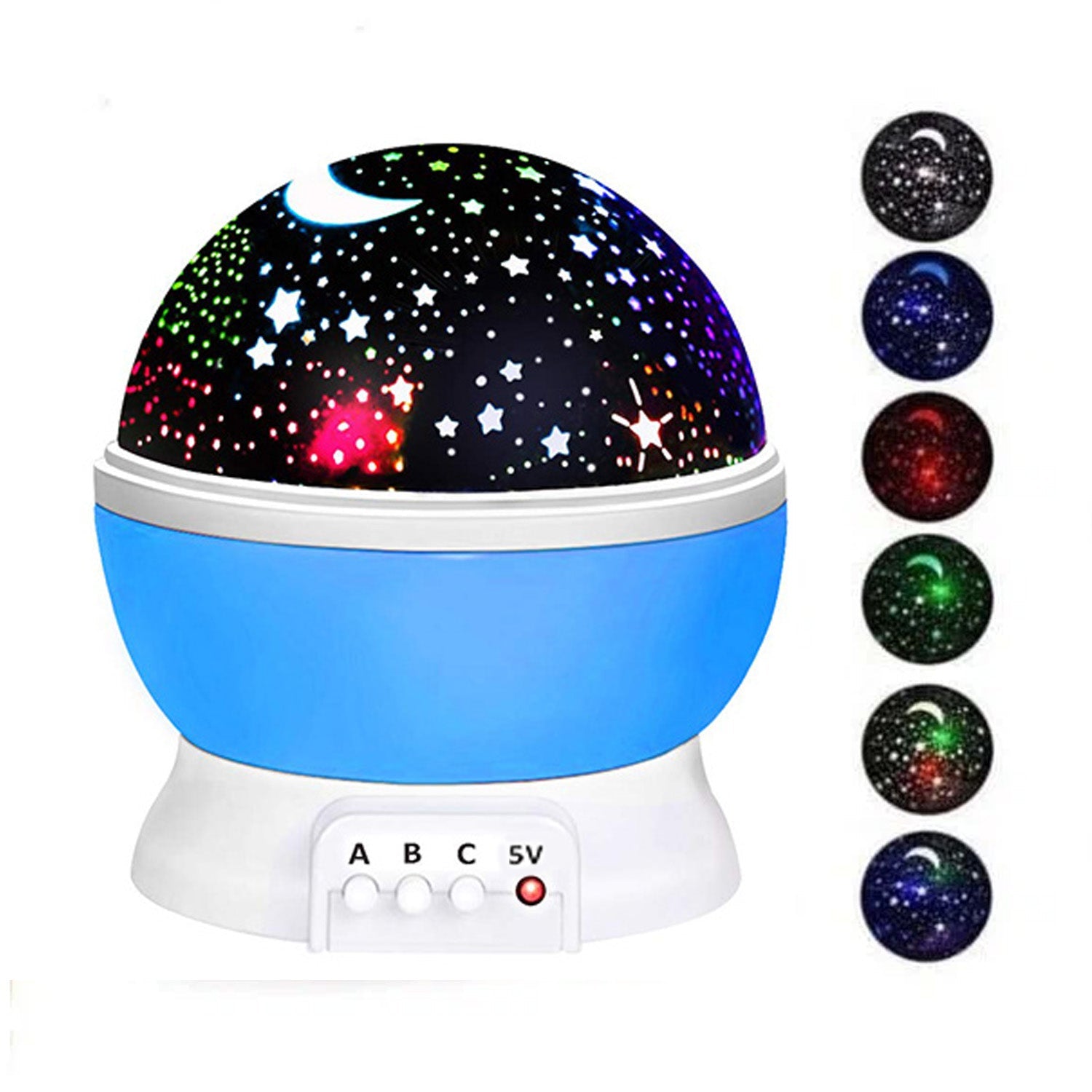 Moon Night Light Projector Star Master (1 Pc / Battery Not included) - Springkart 