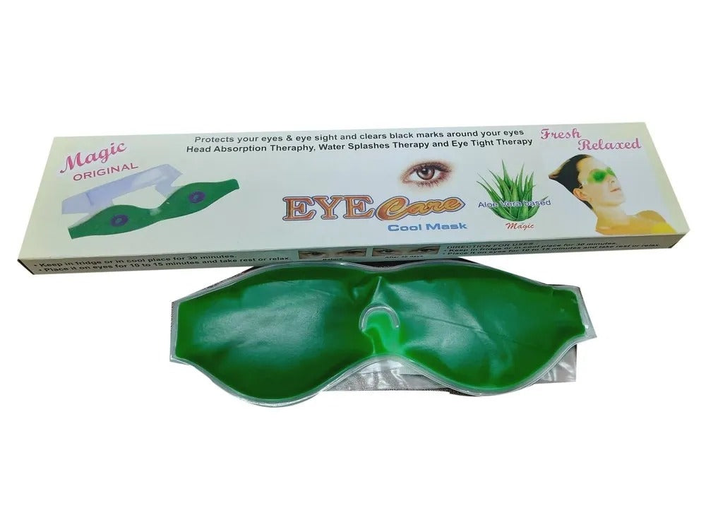 Sleeping Eye Shade Mask Cover for Insomnia, Meditation, Puffy Eyes and Dark Circles - Springkart 