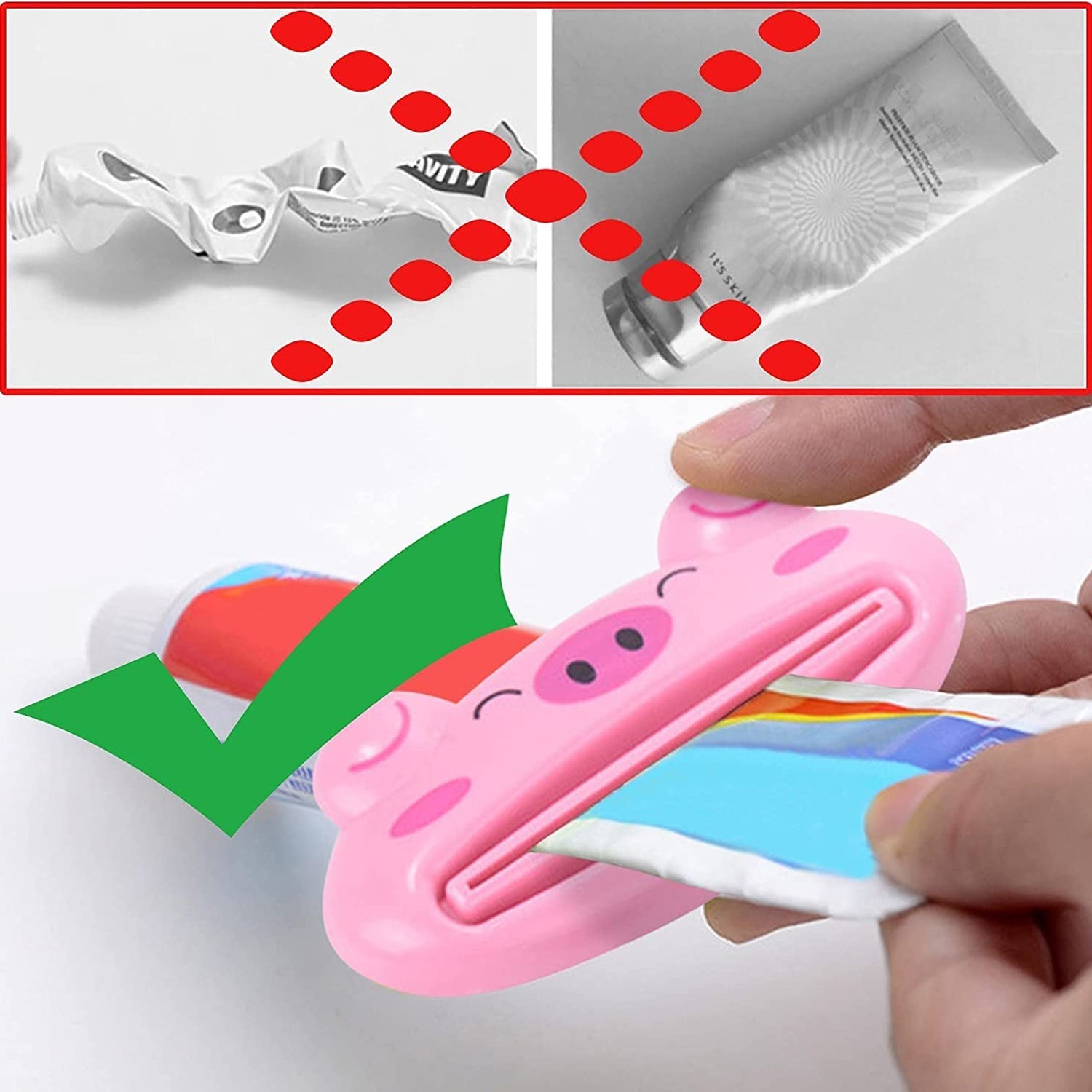 Animal Design Toothpaste Squeezer for Easy Dispensing - Springkart 
