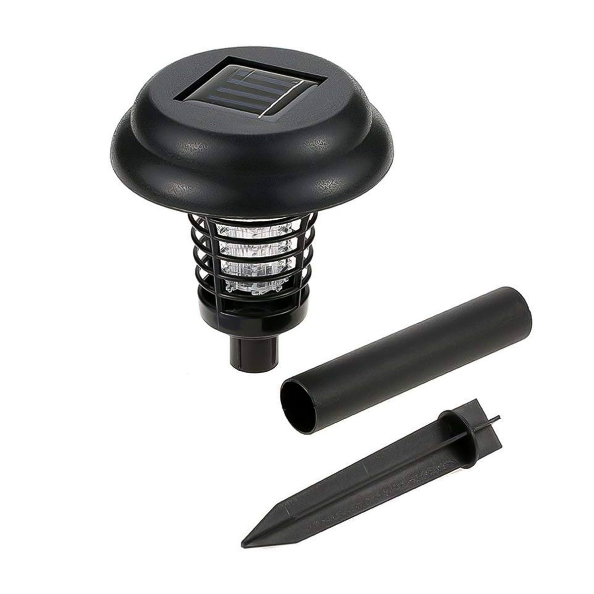 Garden Lighting UV LED Solar Powered LED Mosquito Trap / Bug Zapper (1 Pc) - Springkart 