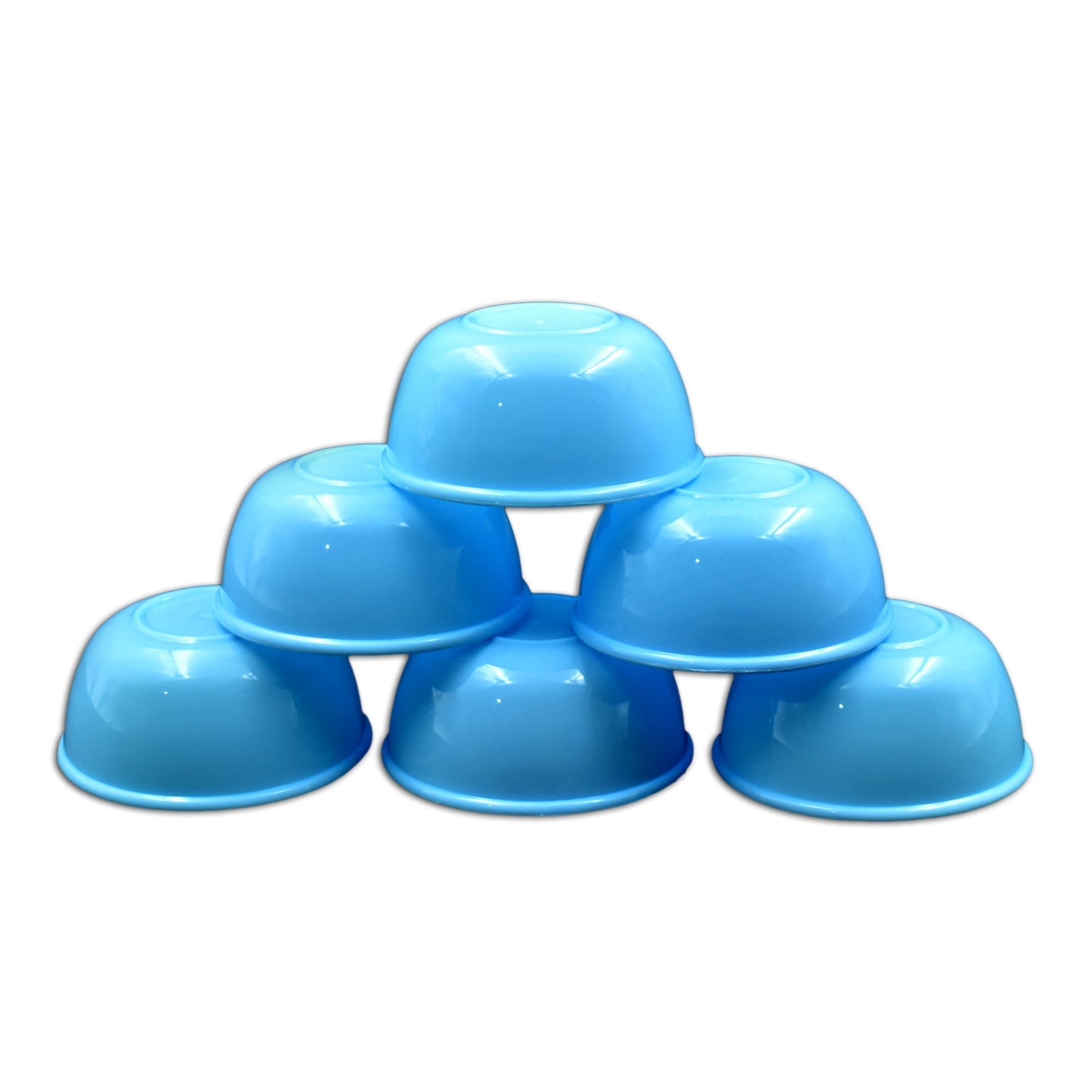 Small Plastic Bowl Set, Microwave Safe Unbreakable, Set of 6 - Springkart 