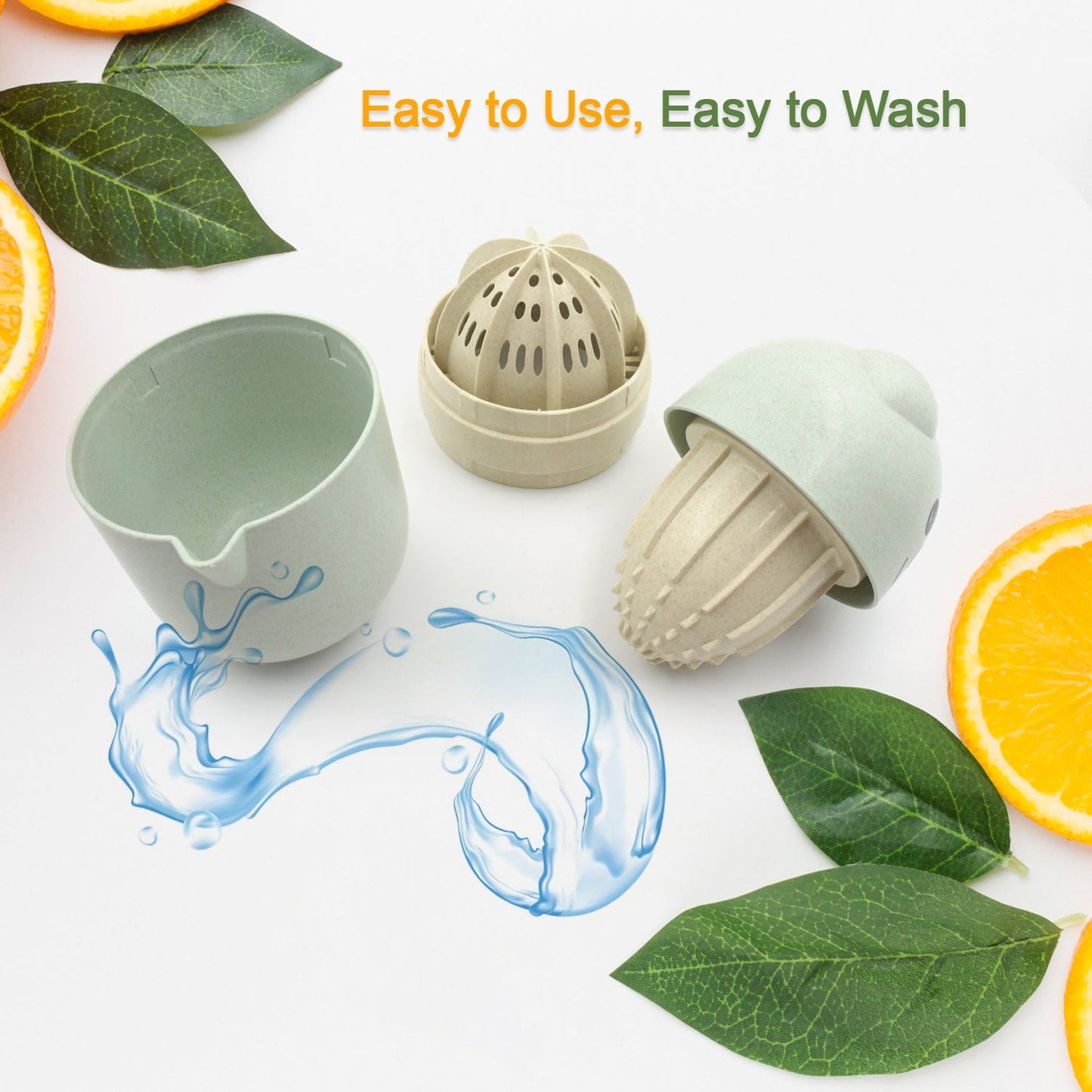 Manual Citrus Juicer (Portable & Food-Grade Plastic, 1 Pc - Springkart 