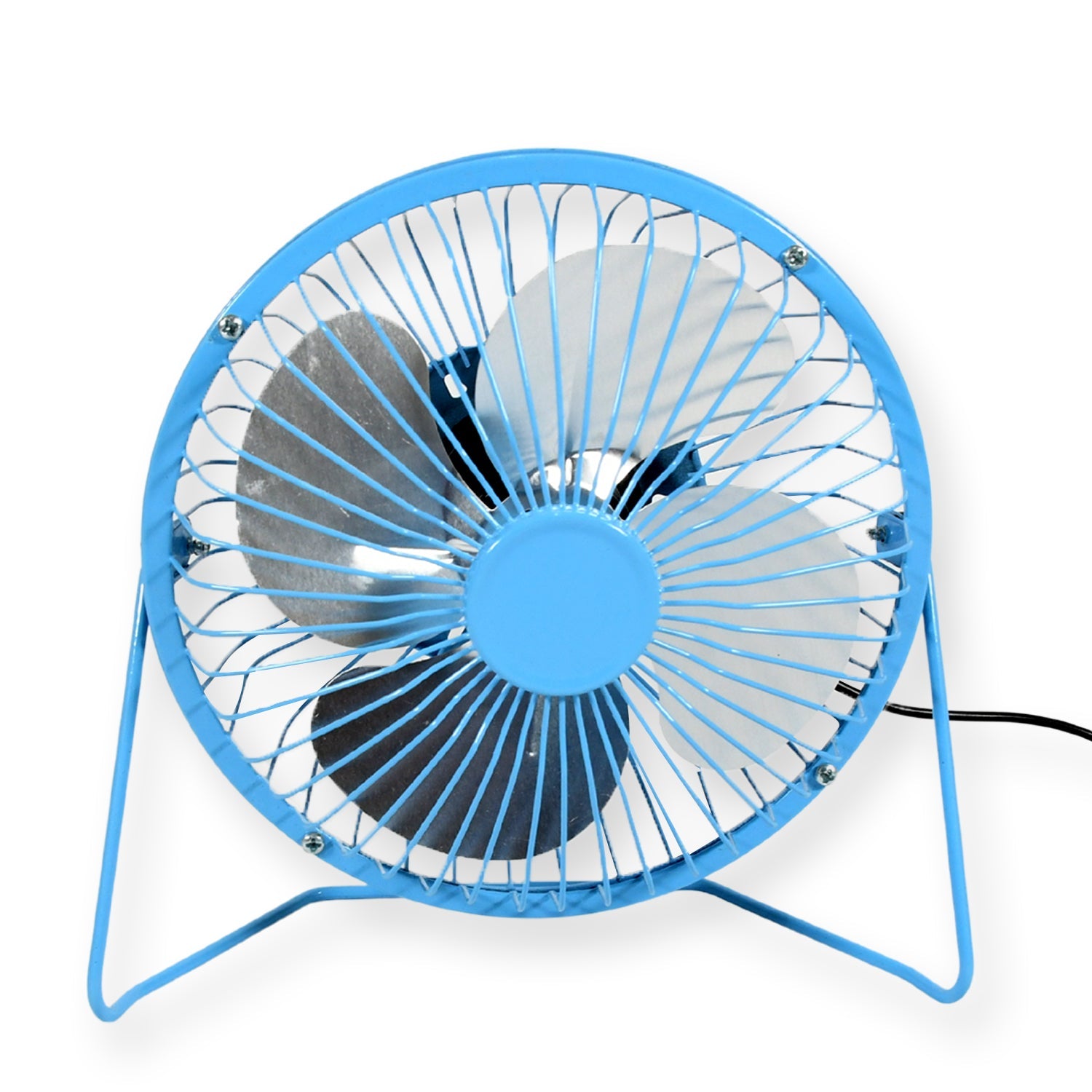 USB Table Desk Personal Metal Electronic Fan, Compatible with Computers, Laptops, Student Dormitory, Suitable For Office, School Use (1 Pc) - Springkart 