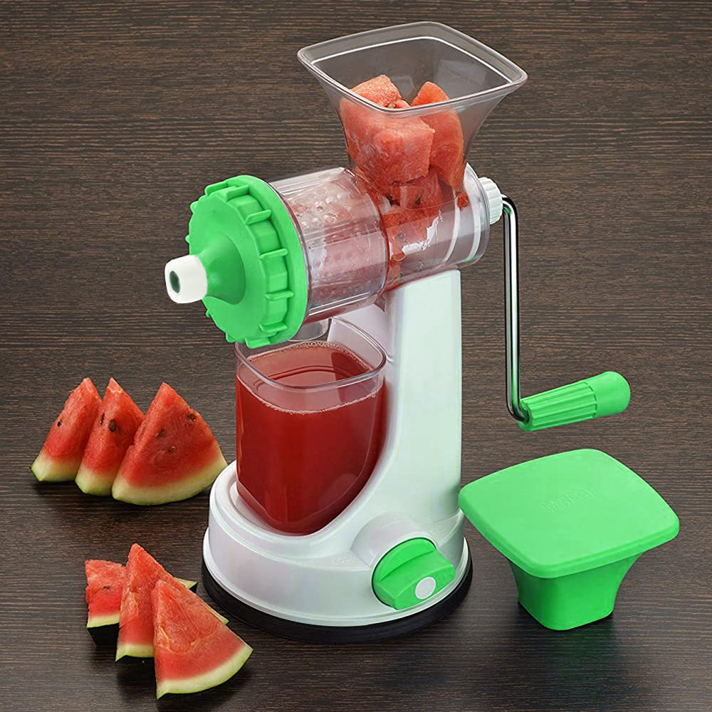 Manual Fruit & Vegetable Juicer with Steel Handle Fruit Juicer - Springkart 