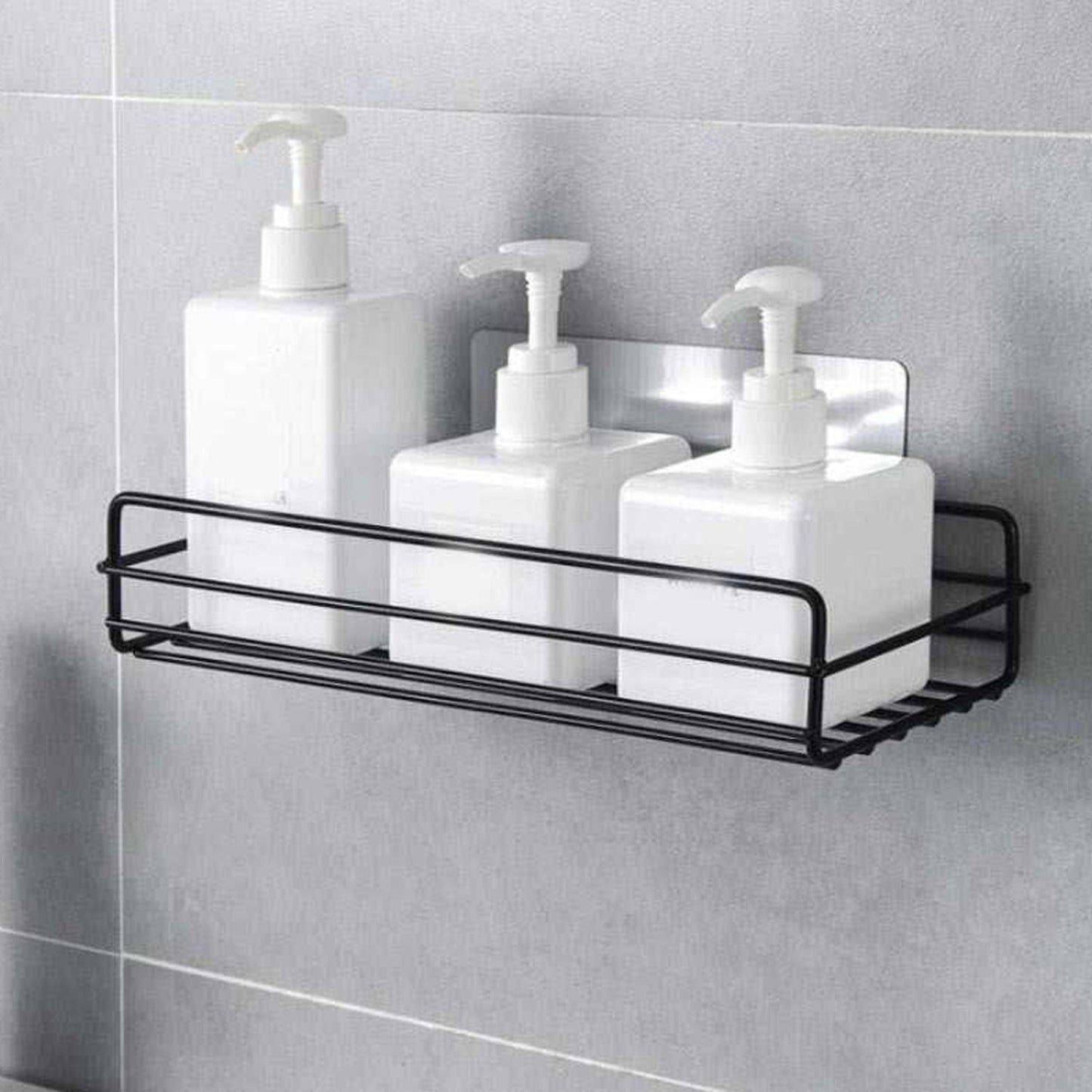 Multipurpose Wall Mount Metal Bathroom Shelf and Rack for Home and Kitchen. - Springkart 