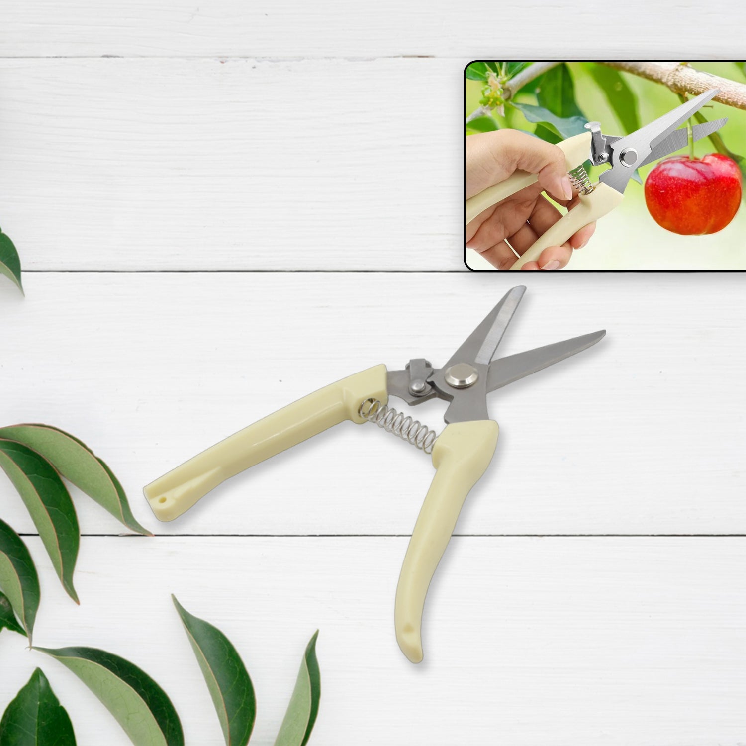 Garden Pruning Shears with Anti-Slip Handle Labor-Saving Fruit Tree Pruning Shears - Springkart 