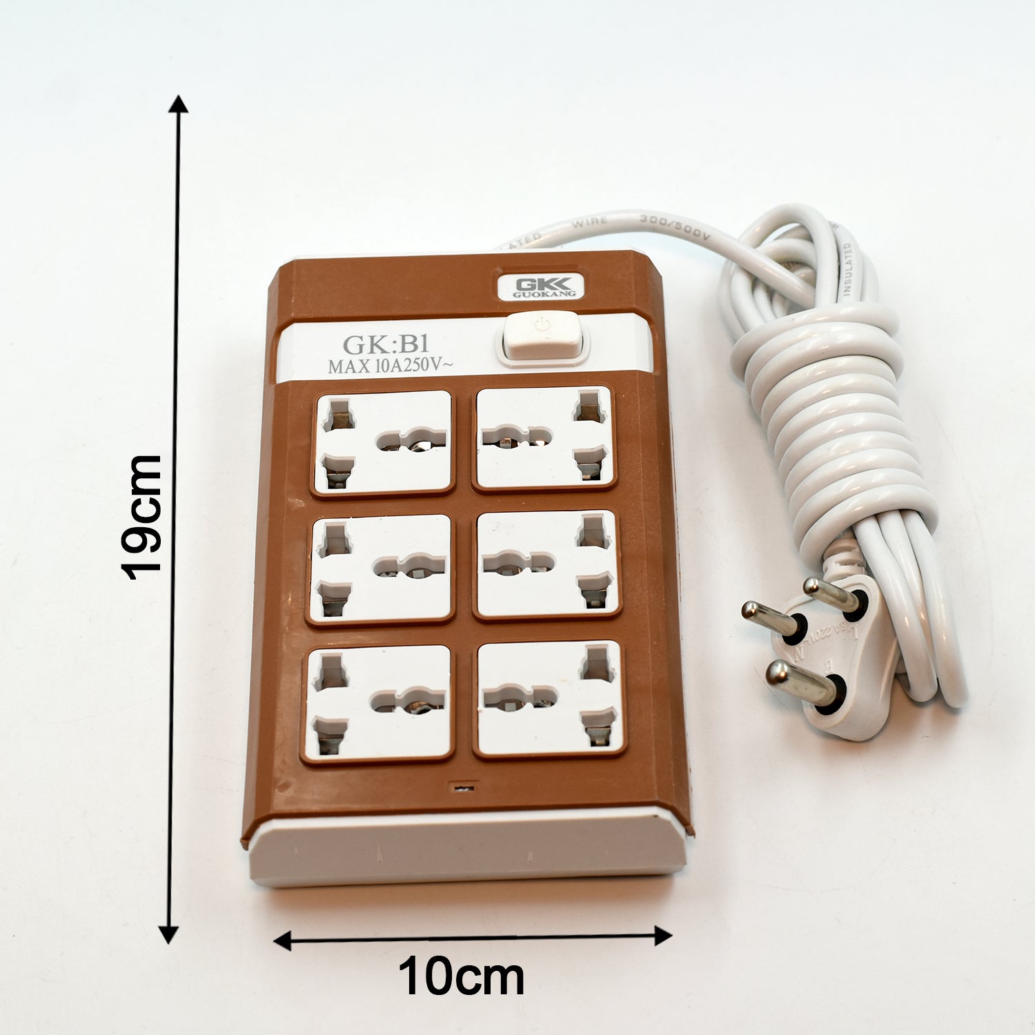 Extension Board 250V 6 Way Extension Board - Springkart 