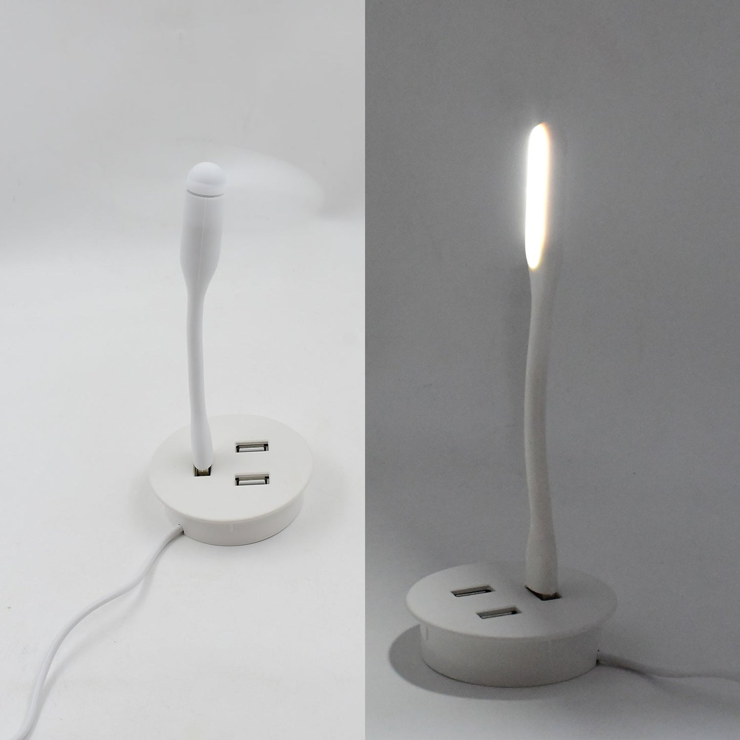 Portable Mini USB Fan, USB Ligh & USB 3 HUB / Port Combo - Springkart 