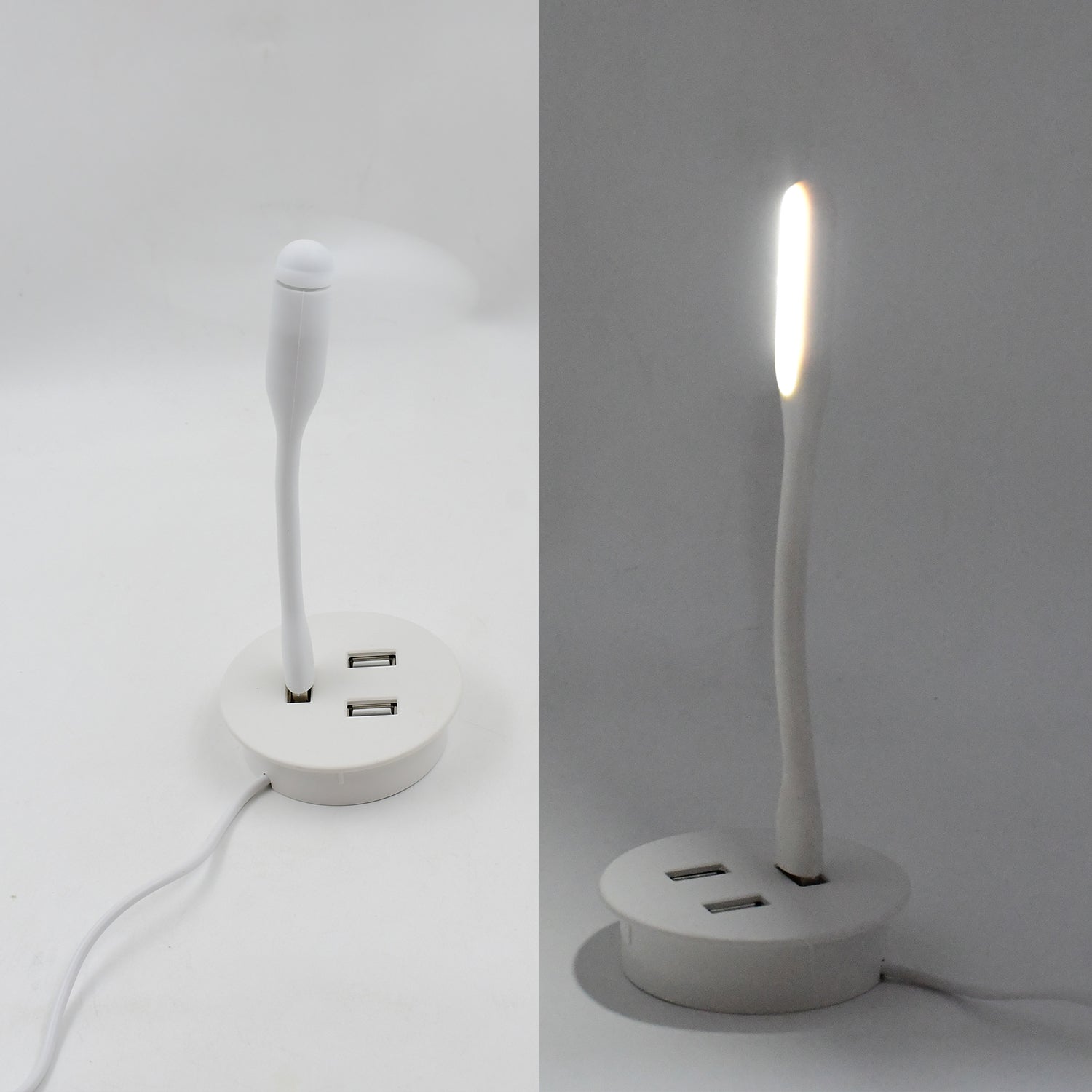 Portable Mini USB Fan, USB Ligh & USB 3 HUB / Port Combo - Springkart 