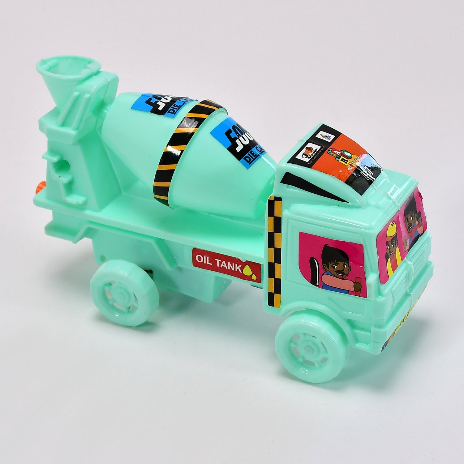 Big Size Heavy Duty Rotating Cement Mixer Dumper Truck Toys for Kids Toddlers Boys and Girls - Construction Toy Friction Vehicle Toy - Springkart 