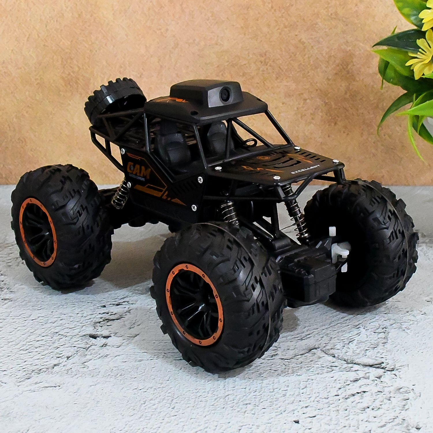 17901 Remote Control Car With Camera Off-road Remote Control Truck Monster Trucks For Boys 8-12 Birthday Gift For Kids Adults Gift For Boys And Girls Hd Camera Rock Crawler Monster Truck Toy - Springkart 