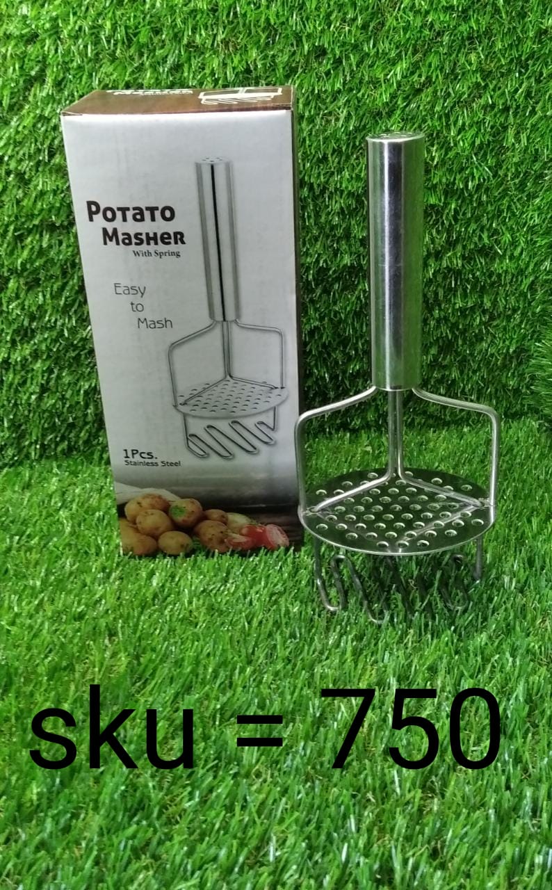 Stainless Steel Hand Masher (Mash for Dal / Vegetable / Potato / Baby Food / pav bhaji) - Springkart 
