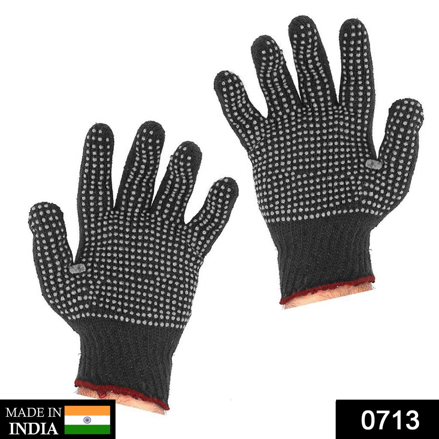 Cotton Polyester Mens Work Gloves - Springkart 