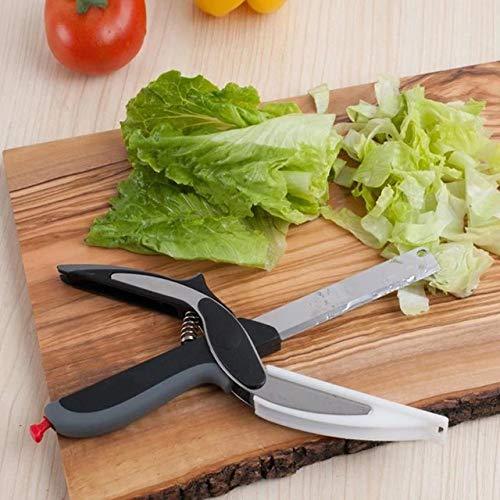 073 Stainless Steel 4 In 1 Clever Cutter Black