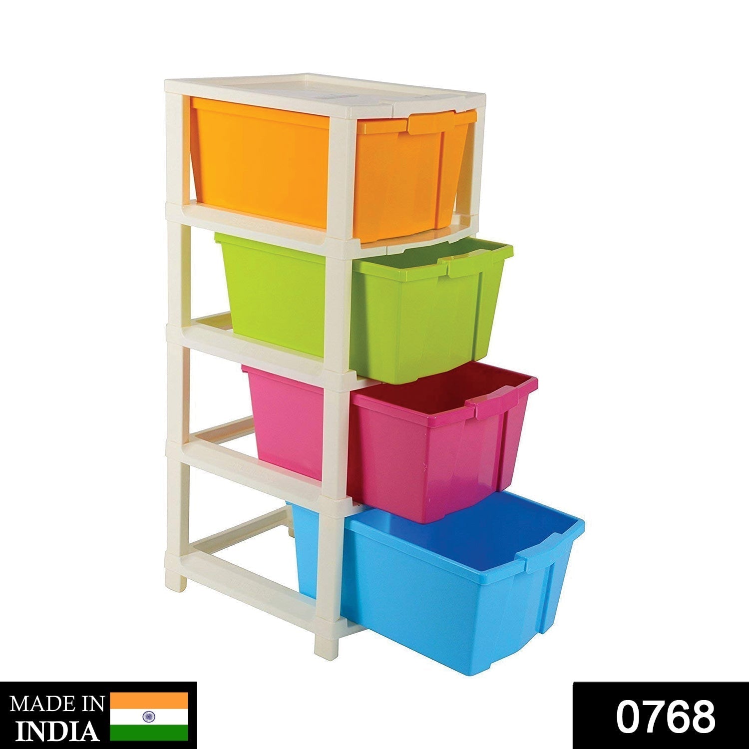 Multipurpose Modular Drawer Organizer Storage Box - 4 Layers - Springkart 