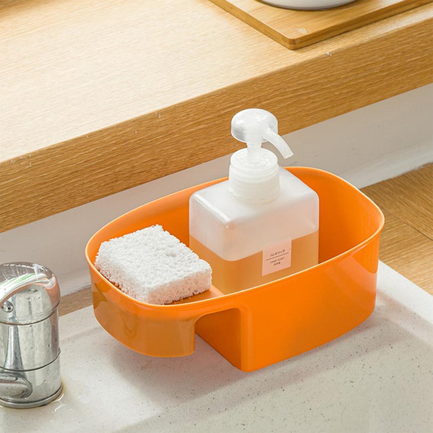 Kitchen Dish Drainer and Drying Rack Sink Basket for Washing Bowls Utensils Vegetables Fruits Storage Organiser - Springkart 