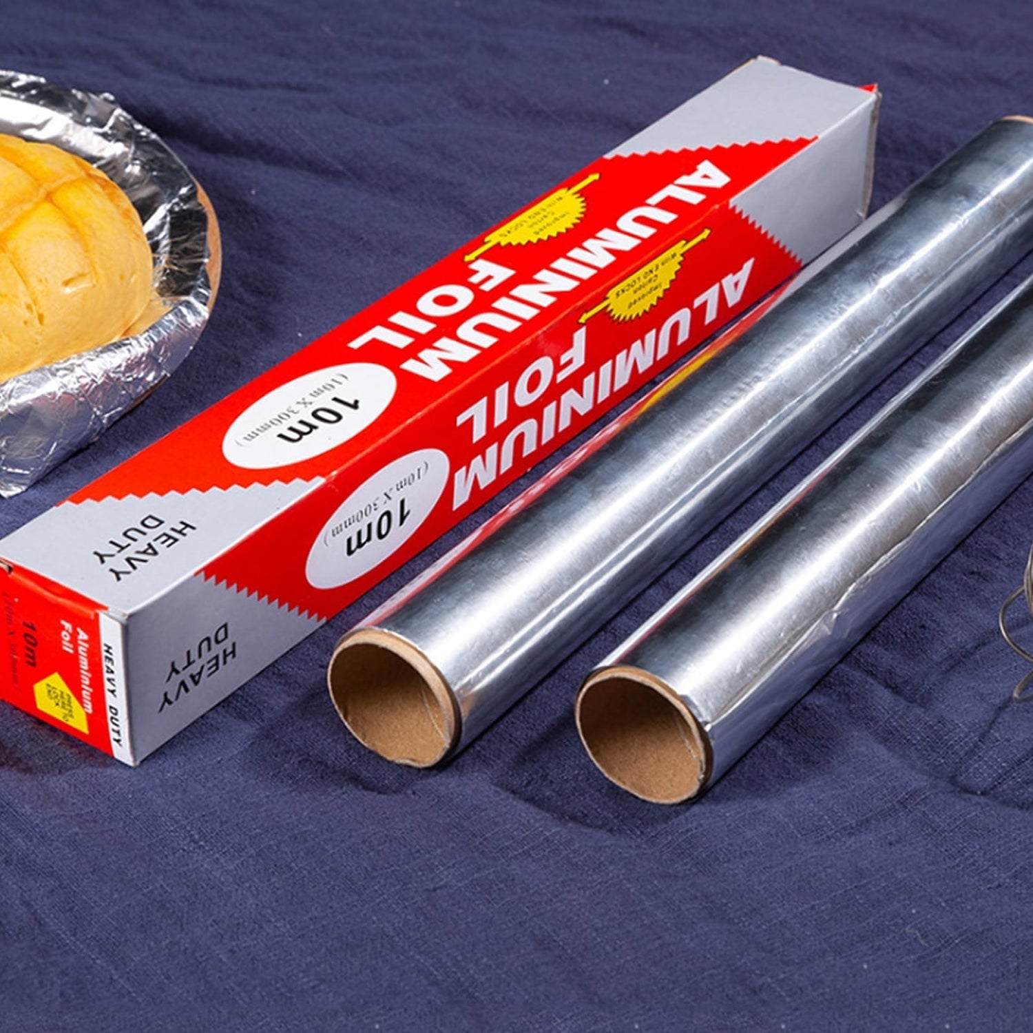 Aluminum Foil Roll Heavy Duty Non Stick Thick Aluminum Foil Sheet Baking Grilling Tool (10mX300mm) - Springkart 