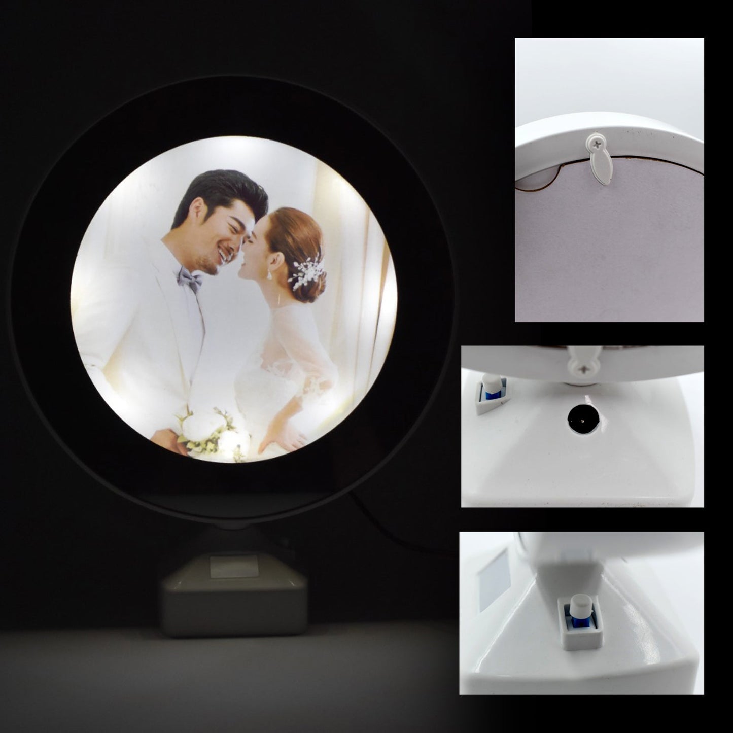 Curve Led Mirror Picture Wall Light - Springkart 