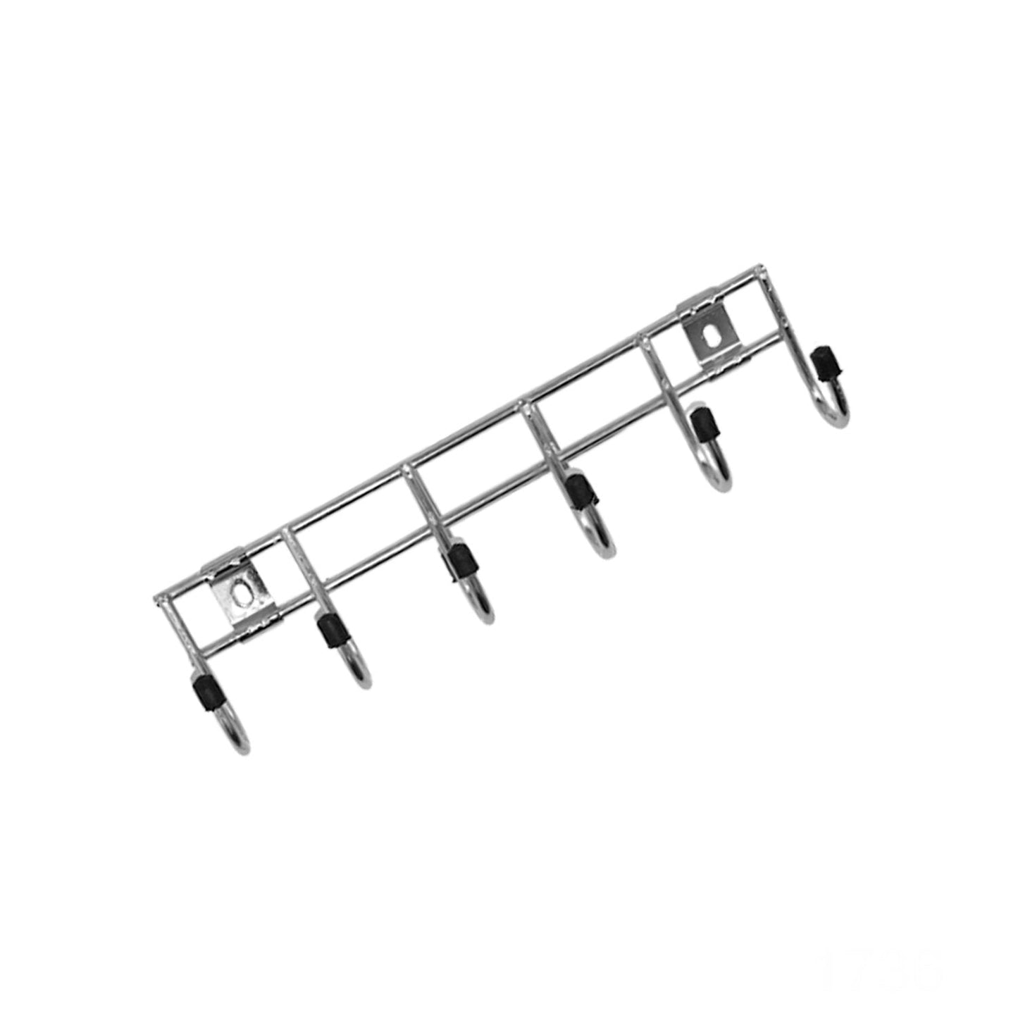 Multipurpose Stainless Steal Hanger Strip Hooks (6 Pin) - Springkart 