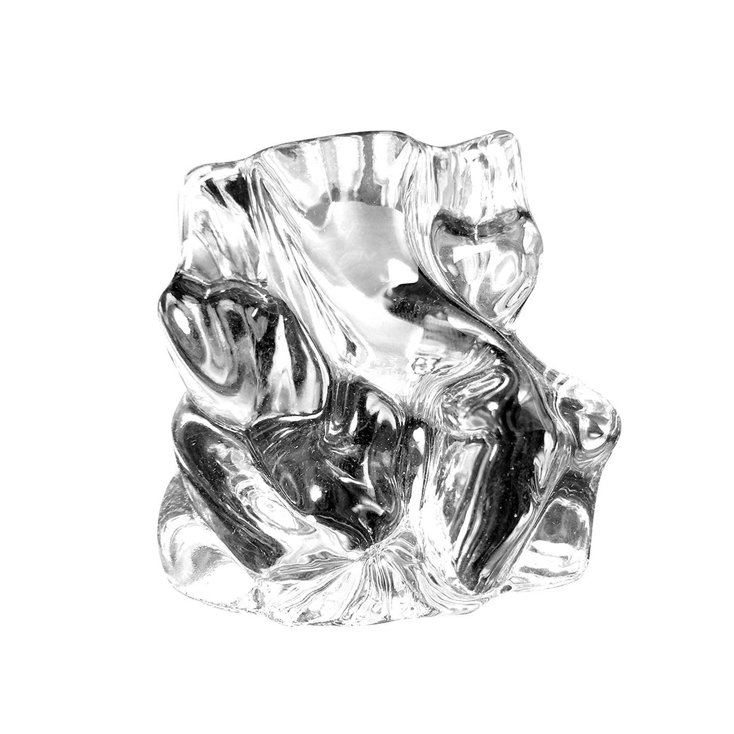 Crystal Glass Ganesha Idol for Home, Office and Car Dashboard - Springkart 