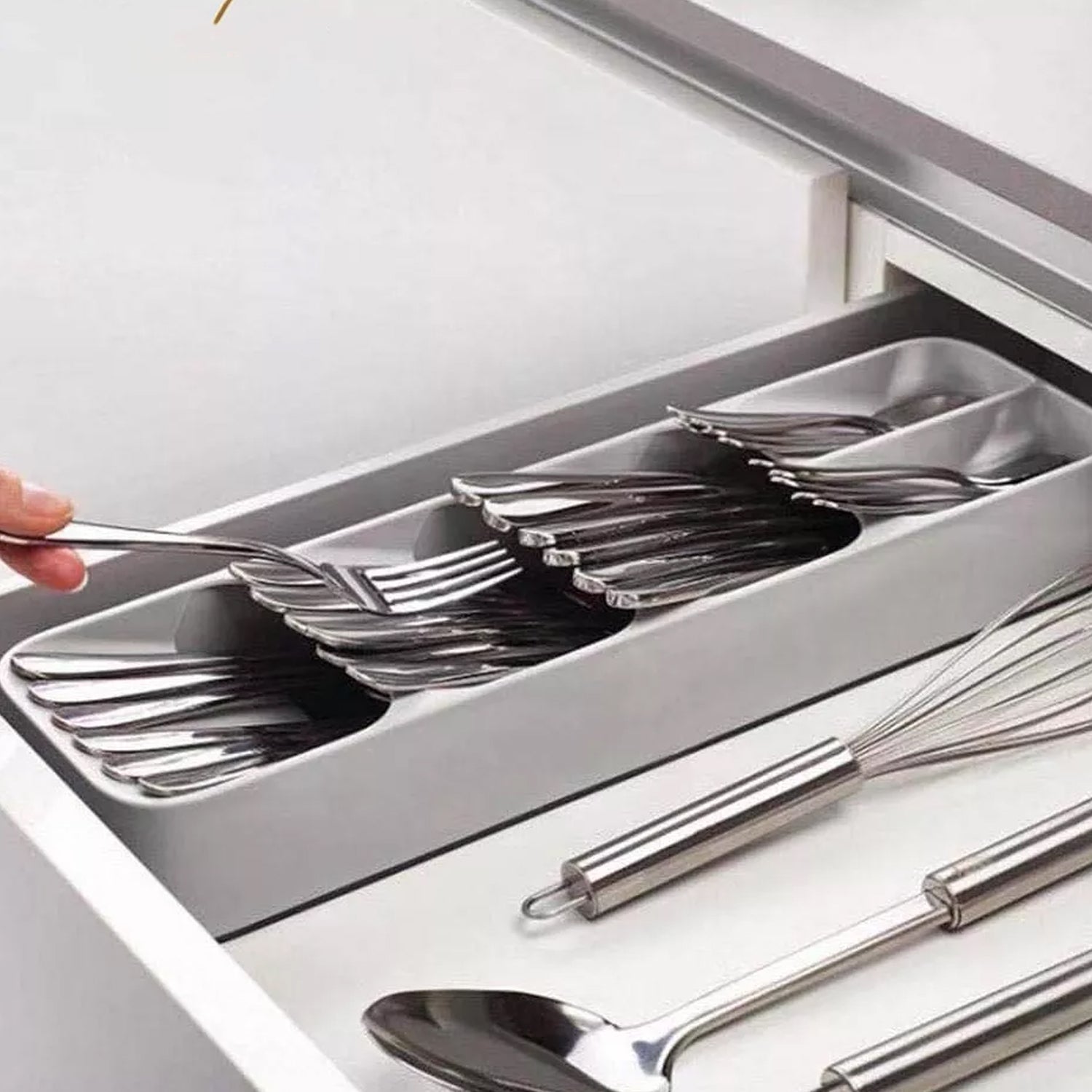 1 Pc Cutlery Tray Box Used For Storing Cutlery Items And Stuffs Easily And Safely. - Springkart 