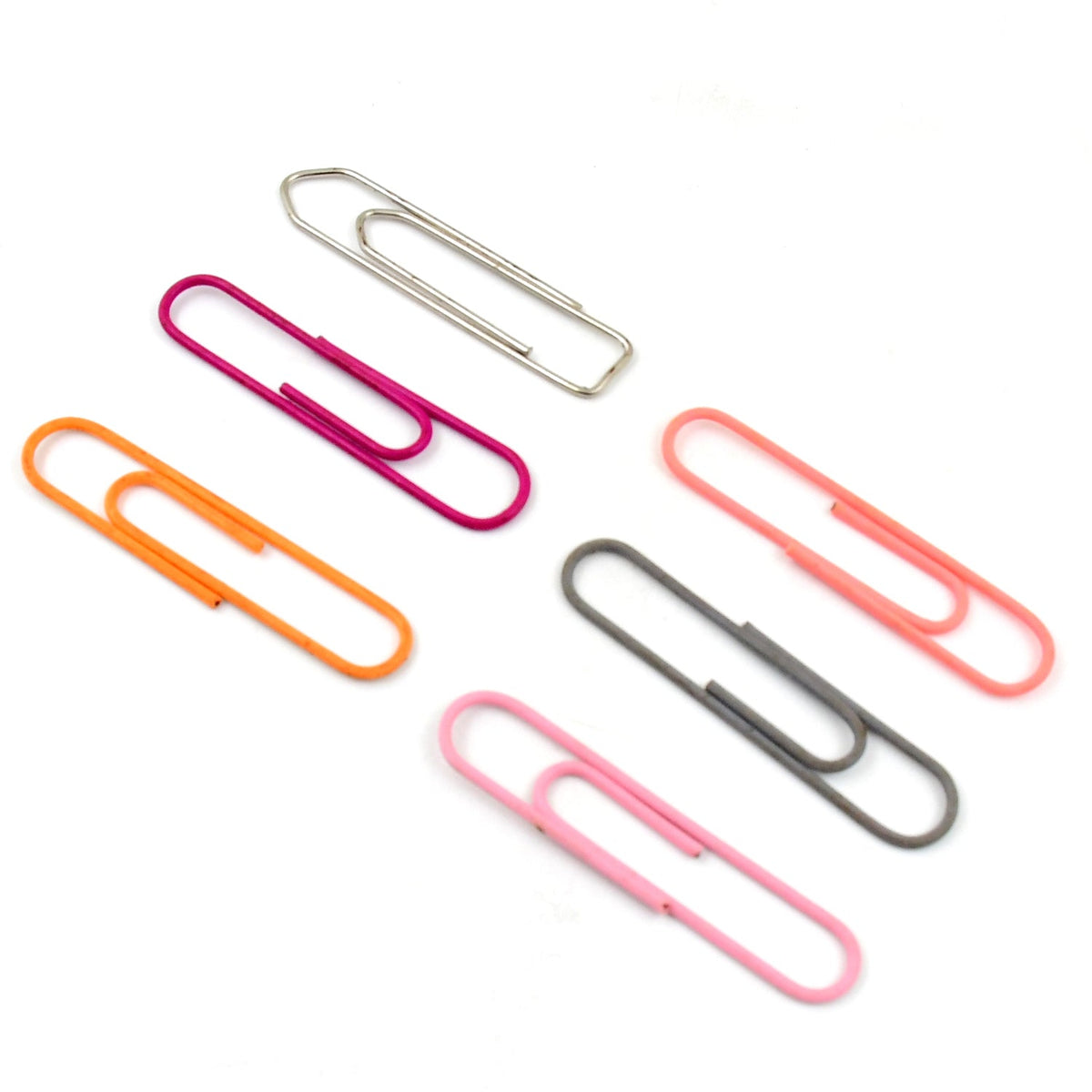 Multipurpose Assorted Color Paper Clips (Approx 30 Pcs / Medium Size) - Springkart 