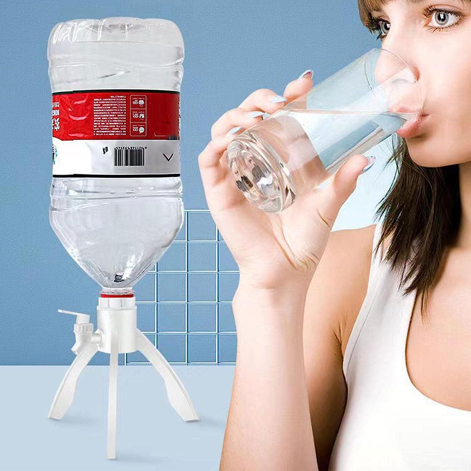 Drinking Bottle Fountains, Switch Pressure Water Dispenser with Leakproof Nozzle, Drinking Fountains Beverage Dispenser for Bar, Office, Barbecue Generic - Springkart 