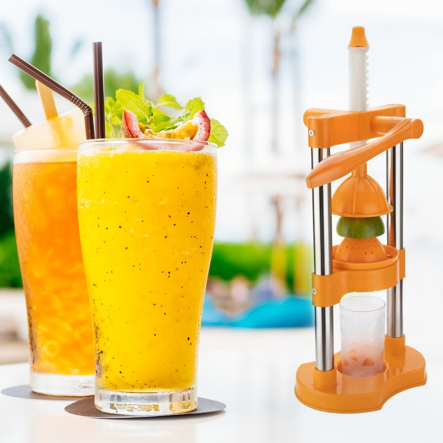 Manual Hand Pressure Juicer for Fruits & Veg - Springkart 