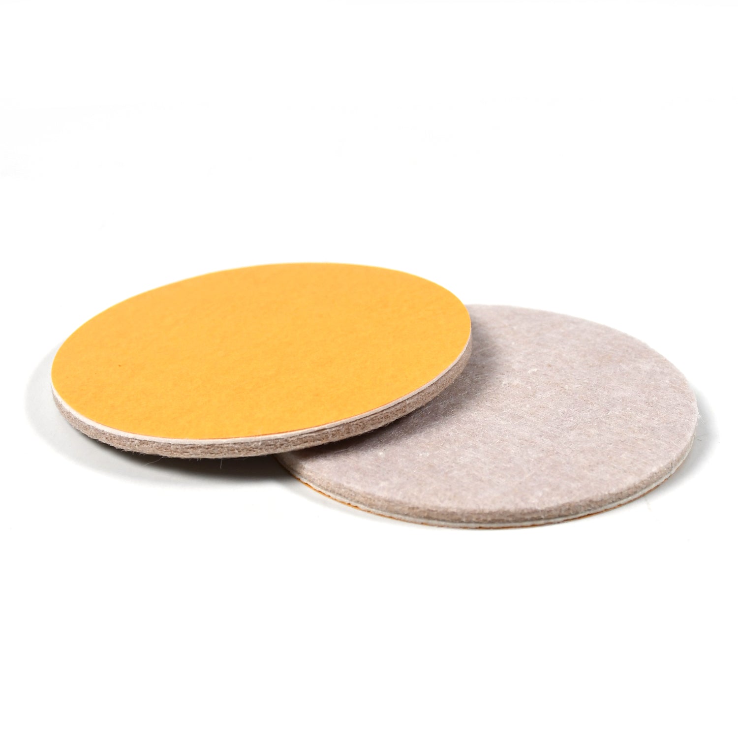 Cork coasters with cork backing