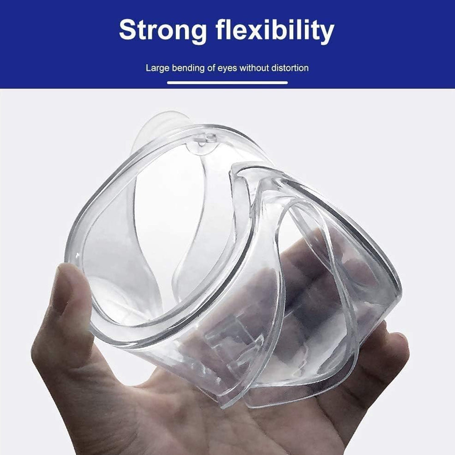 Safety goggles for dust and droplets protection