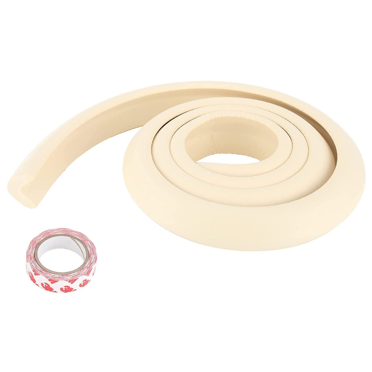 Corner Proofing Edge Protector Safe Corner Cushion for Table, Baby Safety Bumper Guard,Furniture, Bed, Soft Rubber Corner Protectors for Kids (2 Mtr) - Springkart 