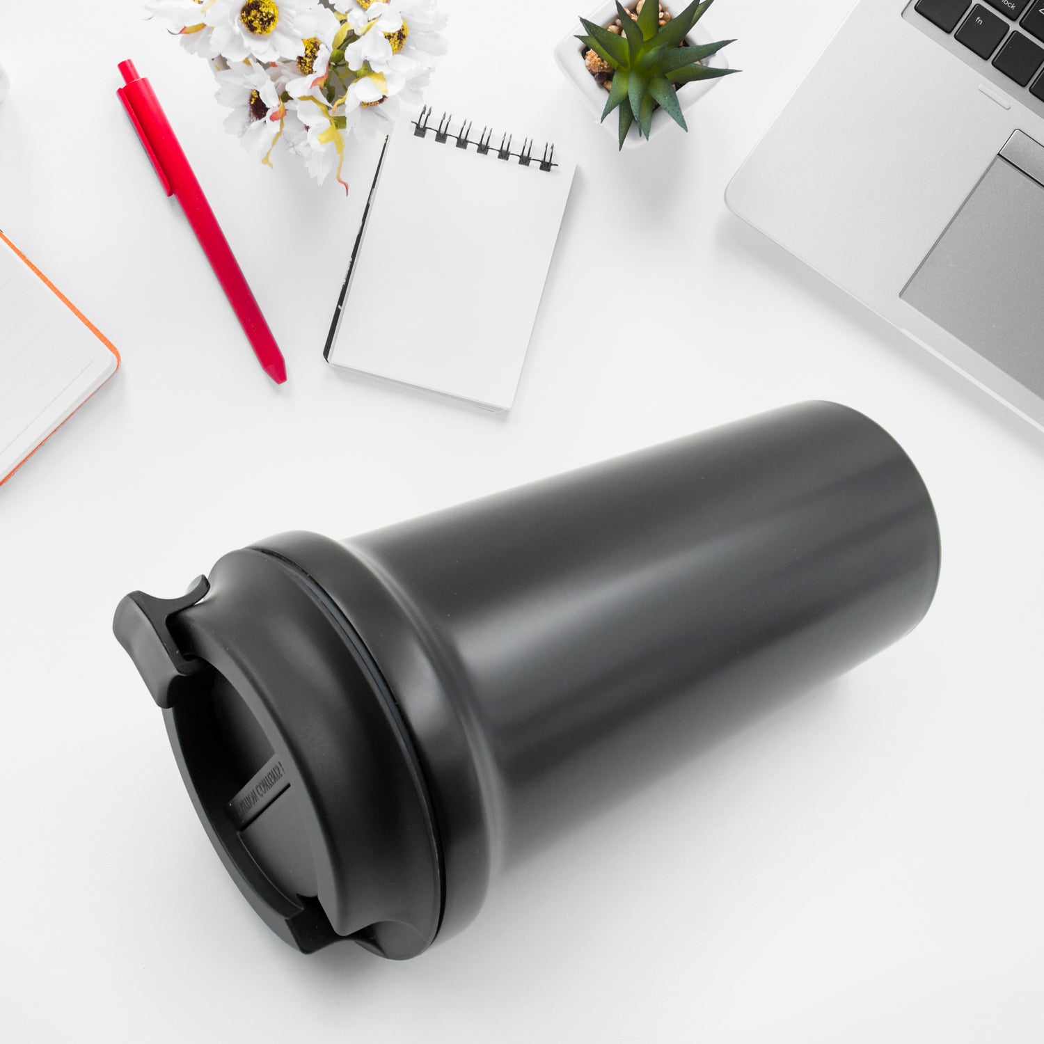 Inside Stainless Steel & Outside Plastic Vacuum Insulated Insulated Coffee Cups Double Walled Travel Mug, Car Coffee Mug with Leak Proof Lid Reusable Thermal Cup for Hot Cold Drinks Coffee, Tea (1 Pc) - Springkart 