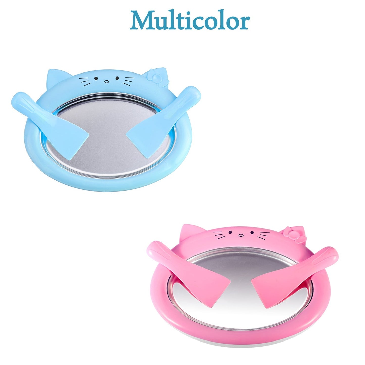 Ice-Frying Machine, Mini Ice Machine for Summer with Cartoon design Home Fried Ice Cream Machine - Springkart 
