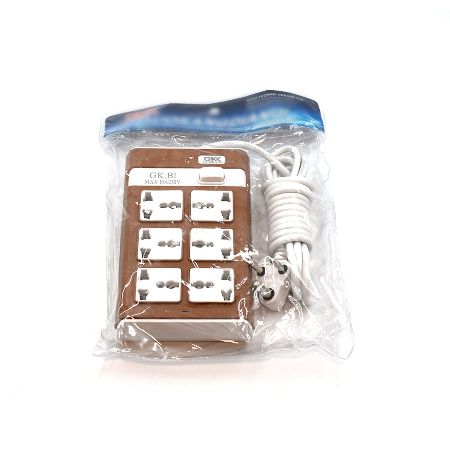 Extension Board 250V 6 Way Extension Board - Springkart 