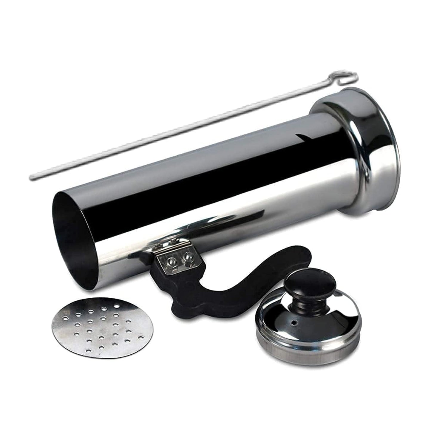 Puttu Maker Set with Steamer Plate & Pressure Cooker Top, Stainless Steel - Springkart 