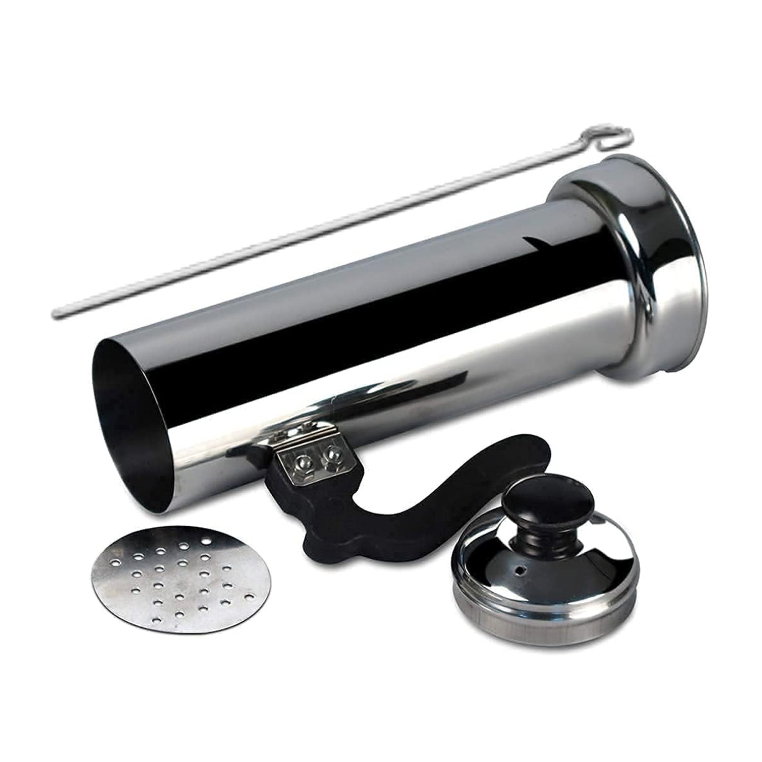 Puttu Maker Set with Steamer Plate & Pressure Cooker Top, Stainless Steel - Springkart 