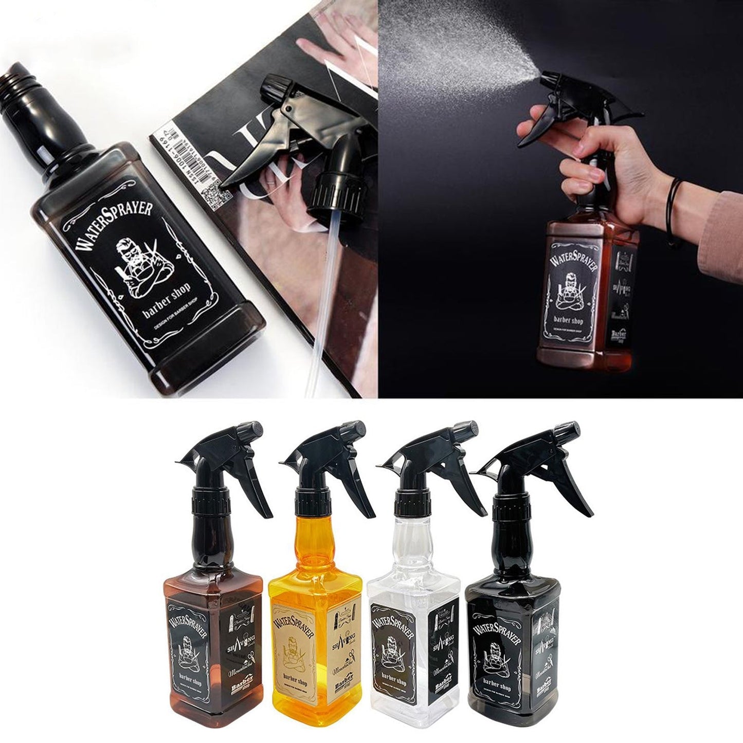 Hairdressing spray bottle