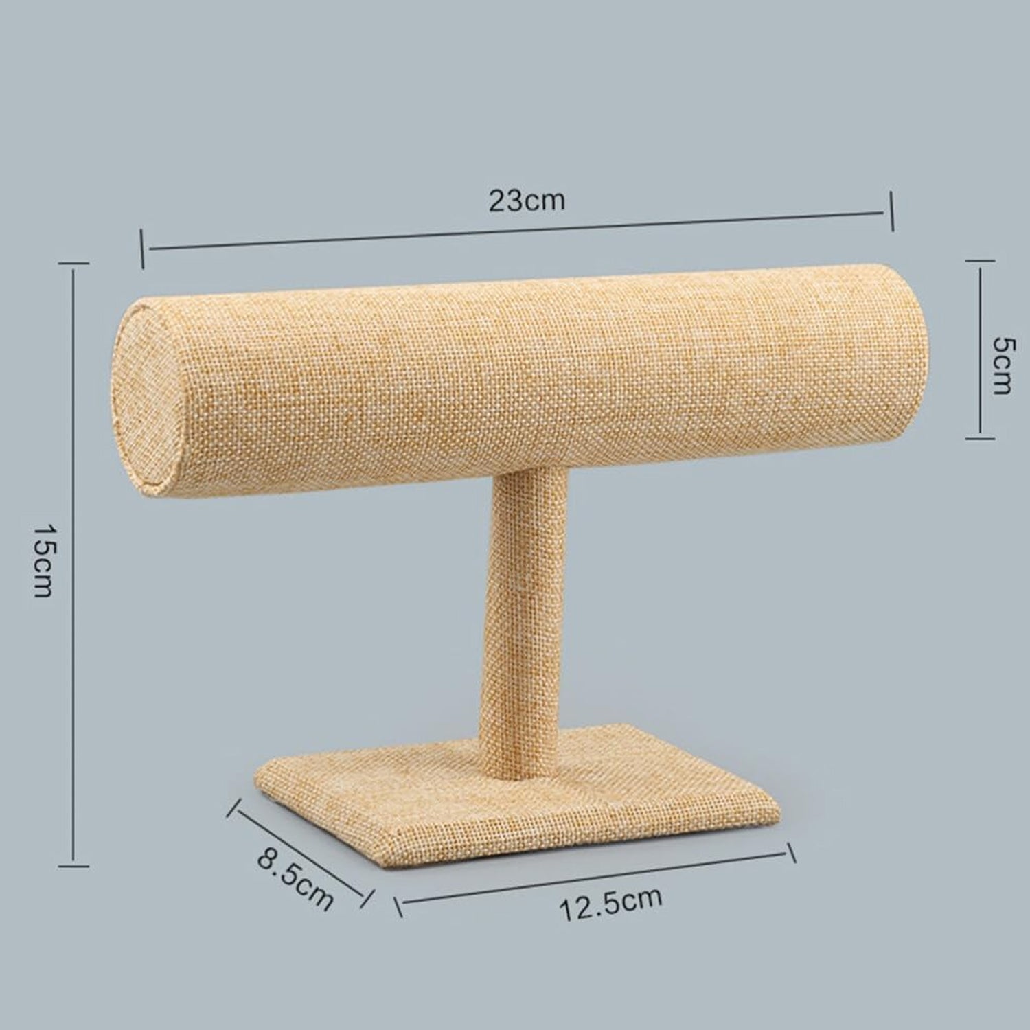 Jewelry Display Rack Bracelet Display Portable Bracelet Stand Jewelry Stand Organizer T Bar Stand Dispaly Rack Jewelry Display Stand Watch T- Flower Display Stand Appendix Necklace (1 pc) - Springkart 