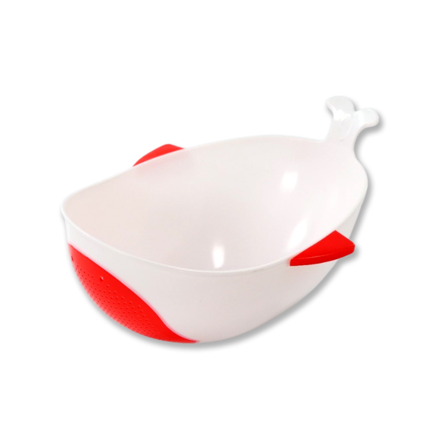 Plastic Rice Pulses Fruits Vegetable Noodles Pasta Washing Bowl and Strainer - Springkart 