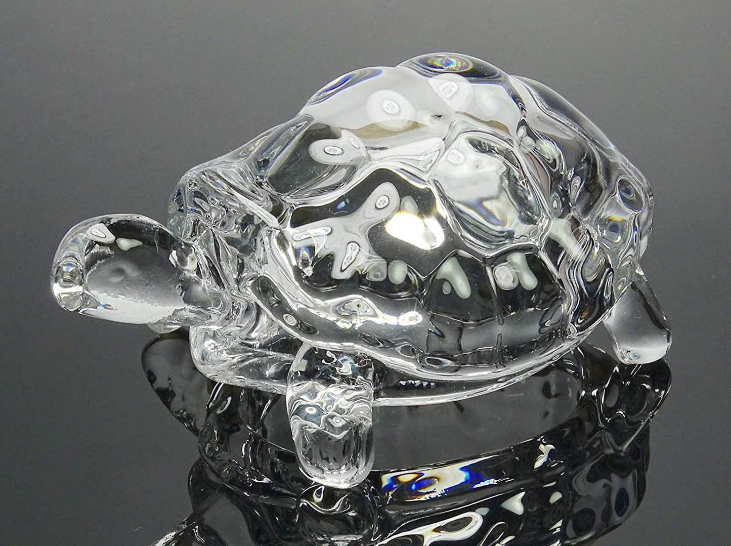 Crystal Glass Turtle-Tortoise for Feng Shui and Vastu - Springkart 