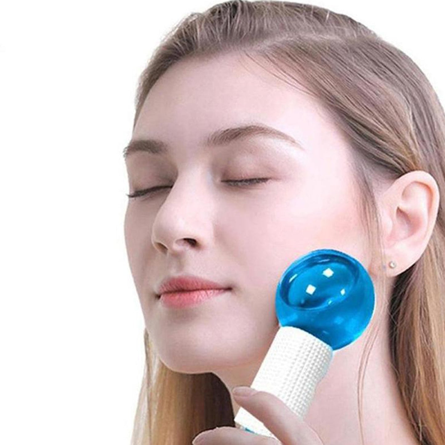 Facial Massage Ice Ball Face Massager Ball Ice Face Roller Crystal Eyes Massager - Springkart 